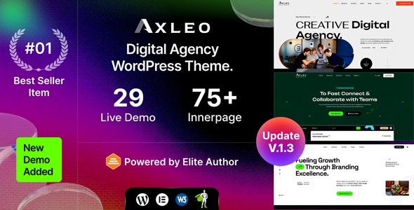 Axleo - Digital Agency WordPress Theme
