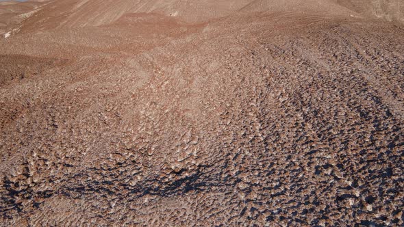 Flying Over Hills of the Red Planet