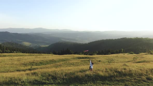 Flying Kite in Hand