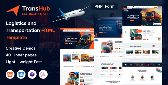 TransHub - Transport & Logistics HTML Template