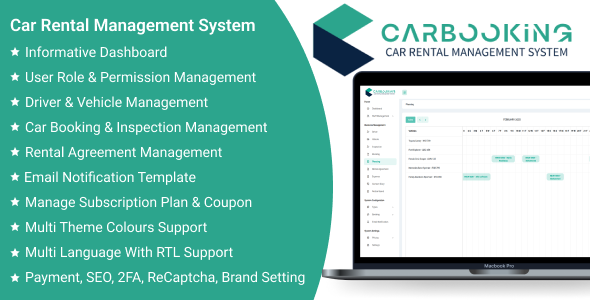 Car Booking SaaS - Car Rental Management System