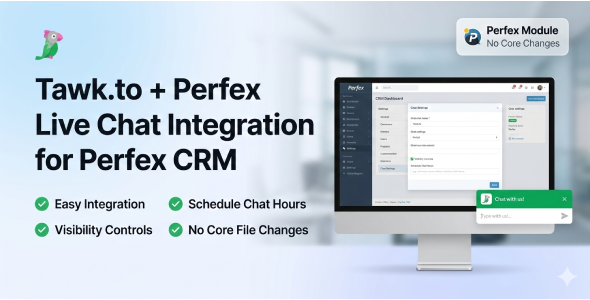 Tawk.to Live Chat Integration for Perfex CRM