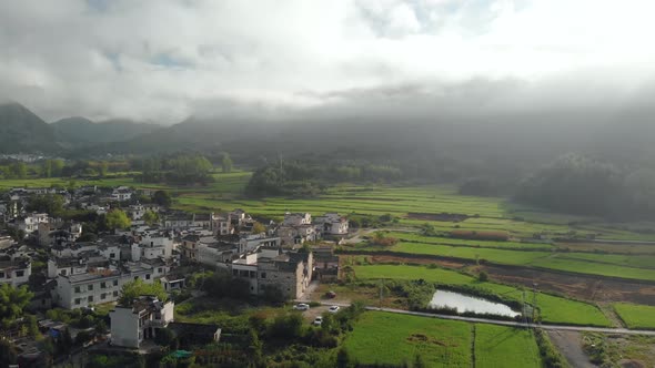 Mountain Village In China F