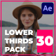 Modern Lower Thirds Pack - VideoHive Item for Sale
