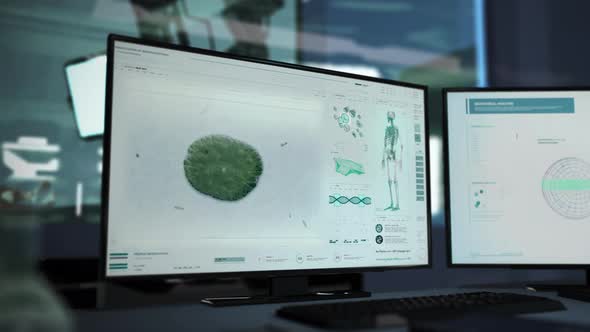 Microbe Biology Division System Examination At A Modern Medical Laboratory alt
