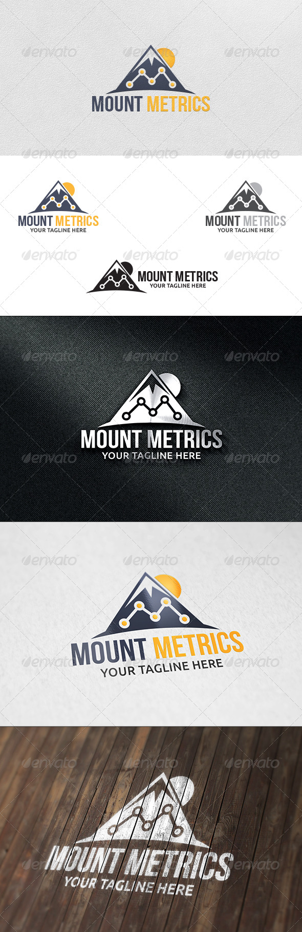 Mountain Metrics - Logo Template