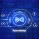 Axie Infinity animated logo. Axie token animation. AXS coin in digital world. Cryptocurrency intro - VideoHive Item for Sale