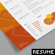 Cascade One Page Resume Template - GraphicRiver Item for Sale