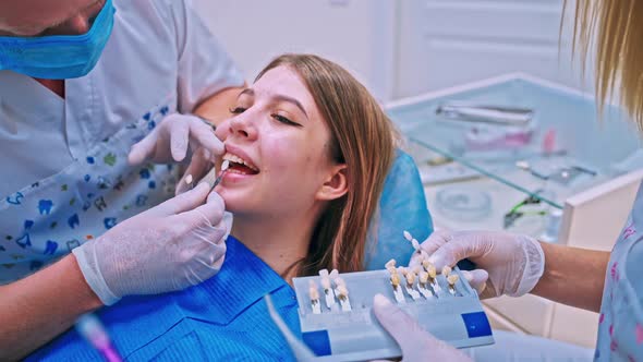 Woman Having Visit at the Dentist