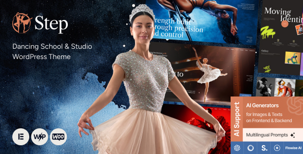 Step - Dancing School & Studio WordPress Theme