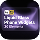 Liquid Glass Phone Widgets - VideoHive Item for Sale