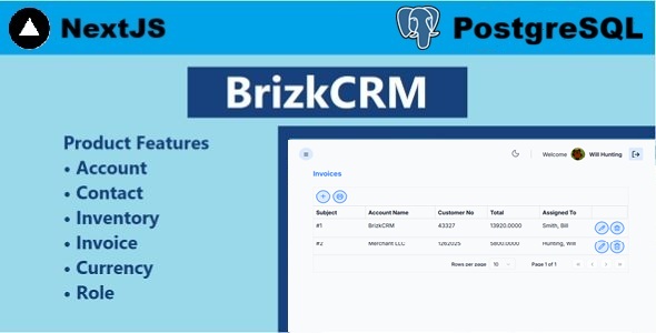 BrizkCRM - CRM With Inventory (NextJS)