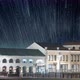 Night Stars Timelapse Milky Way Old European Center of City - VideoHive Item for Sale