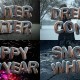 3D Winter Freeze Wood Letters | DR - VideoHive Item for Sale