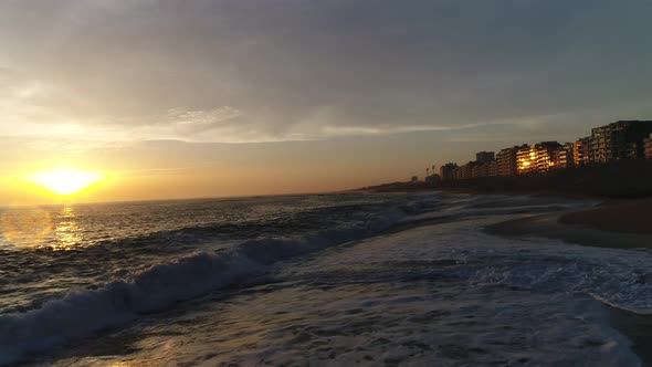 Beach Sunset Waves