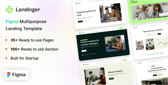 Landinger - Figma Multipurpose Landing Template