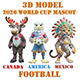 2026 World Cup Mascot - 3DOcean Item for Sale