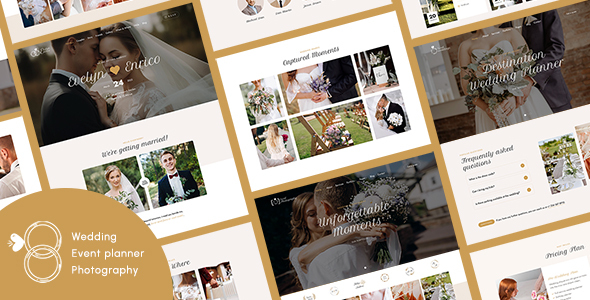 Ewed - Multipurpose Wedding, Event Planner & Photography Template
