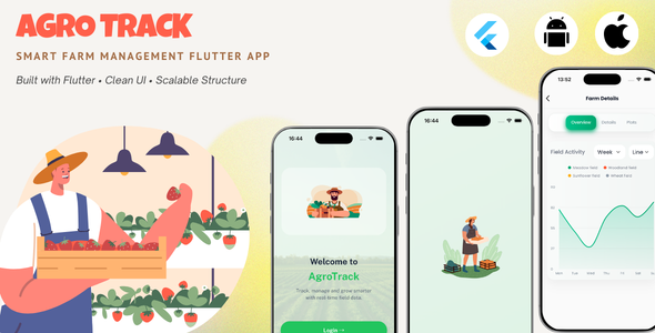 AgroTrack – Smart Farm Management Flutter App