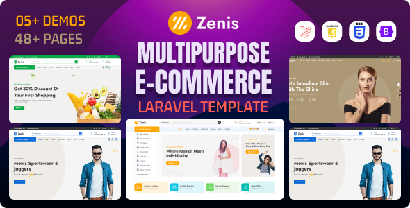 Zenis - Multipurpose eCommerce Laravel Template