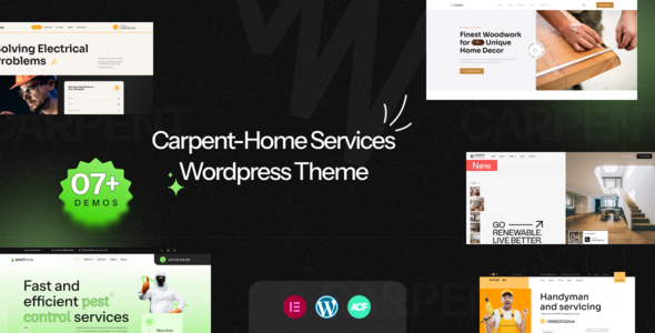 Carpent - WordPress Elementor Theme for Home Service Providers
