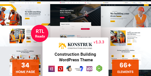 Konstruk - Construction WordPress Theme
