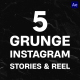 Grunge Instagram Stories v.2 - VideoHive Item for Sale