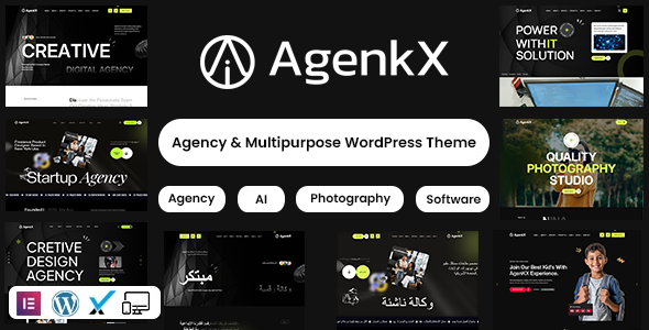 AgenkX – Creative Agency & Multipurpose WordPress Theme