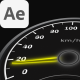 Bike Speedometer Digital Interface Elements - VideoHive Item for Sale