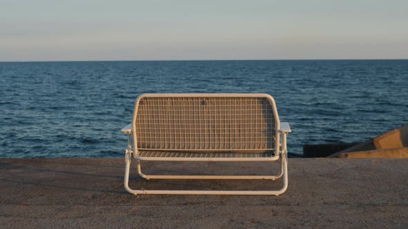 Romantic Place with Magnificent Seaview Bench Seaview Empty No People