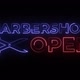 Barbershop Open Neon Sign Light Effect - VideoHive Item for Sale