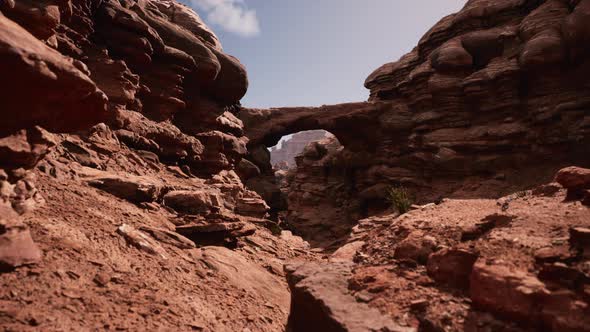 Red Stone Arch in Grand Canyon Park