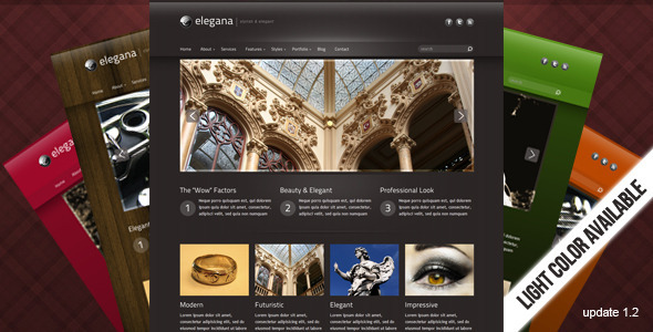 Elegana -  Clean and Elegant Website Template