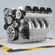 Car Engine 8 cylinders - 3DOcean Item for Sale