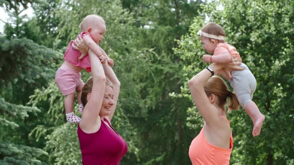 Enjoying Sport with Baby