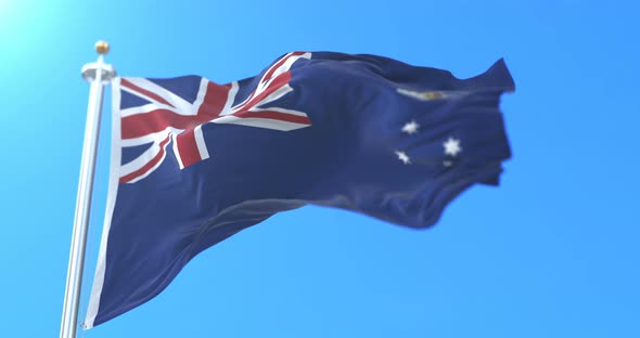 Flag of the state of Victoria in Australia