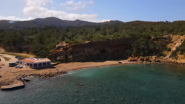 Cala Xarraca beach in Ibiza, Spain