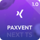 Paxvent - Next.js Event & Conference Landing Template (TypeScript) - ThemeForest Item for Sale
