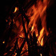 Big and Bright Campfire at Night - VideoHive Item for Sale