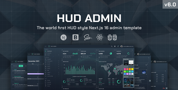 HUD - Next.js 16 Bootstrap Admin Template