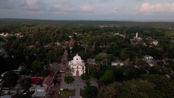 Flying ain Antigua, veracruz. A very importat historic please where Cortes found a city