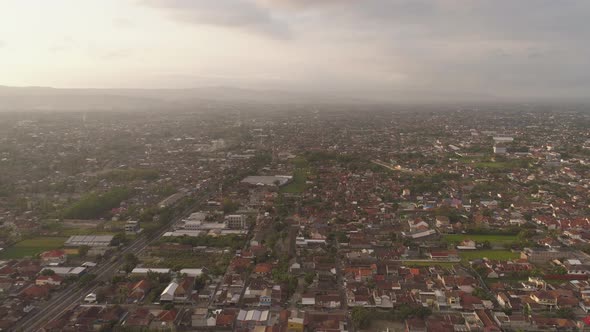 Aerial View Yogyakarta Indonesia