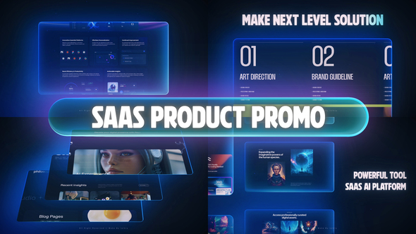 SaaS Product Promo - Ai Website Intro