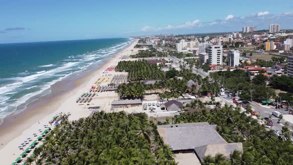 Downtown Fortaleza state Ceara Brazil. Travel destination. Tropical scenery