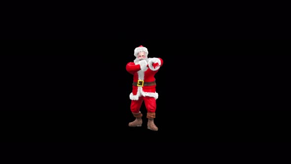 Santa Claus Dancing 4K