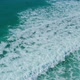 Aerial View of Surfers Waiting Ocean Waves - VideoHive Item for Sale