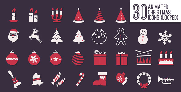 30 Christmas Icons alt