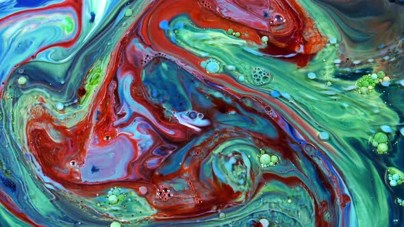 Abstract Colorful Paint Liquid Artistic Movement alt