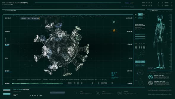 Patients Corona Disease Research On A High Tech Software Analysis Interface