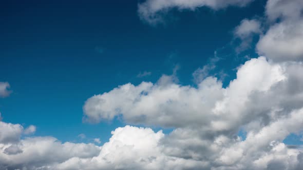 Timelapse with Beautiful Clouds Moving